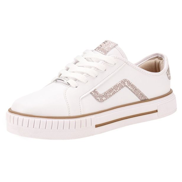 Tênis Infantil Feminino Molekinha 2565109 BRANCO/BEGE 28