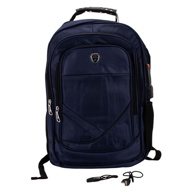 Mochila Masculina Arara Dourada DJ024 MARINHO