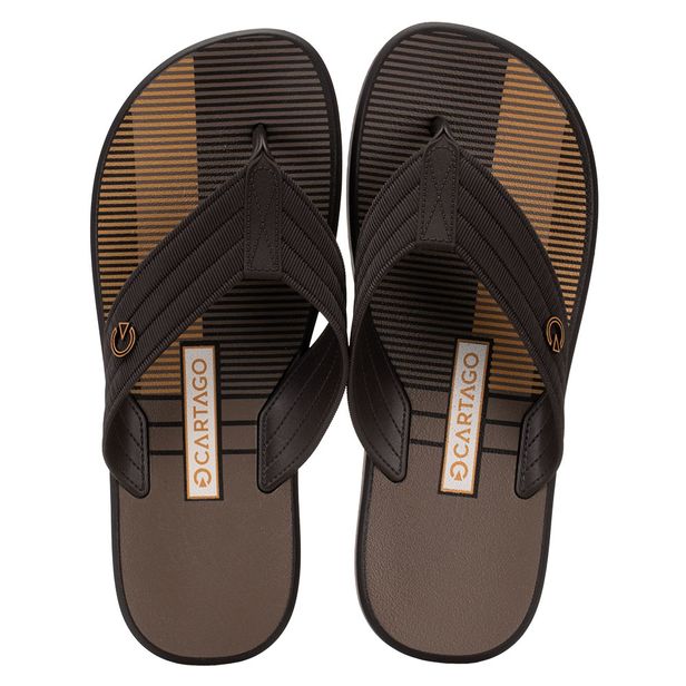 Chinelo Masculino Montreal Cartago - 11729 CAFÉ 02 37/38