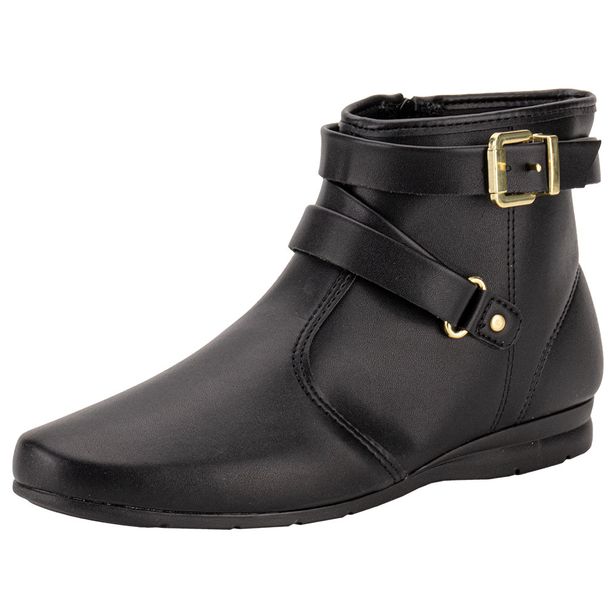Bota Feminina Cano Baixo Beira Rio 9084102 PRETO 35