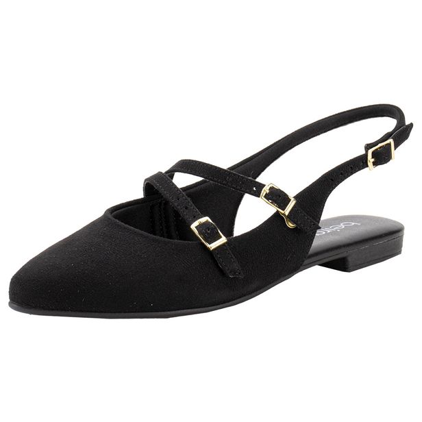 Sapato Feminino Salto Grosso Beira Rio 41341012 PRETO 34