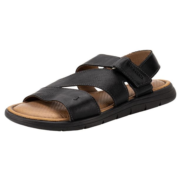 Sandália Masculina Denim Soul Democrata 015135 PRETO 38