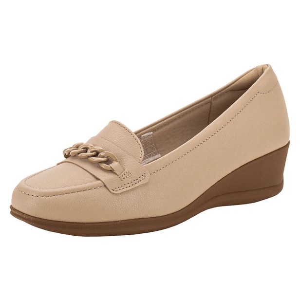 Sapato Feminino Anabela Modare 7392103 BEGE 34
