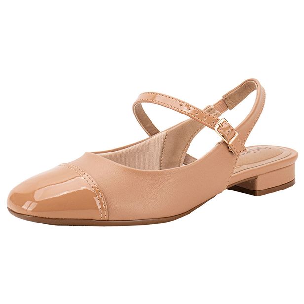 Sapato Feminino Salto Grosso Beira Rio 4318105 SALMÃO 34