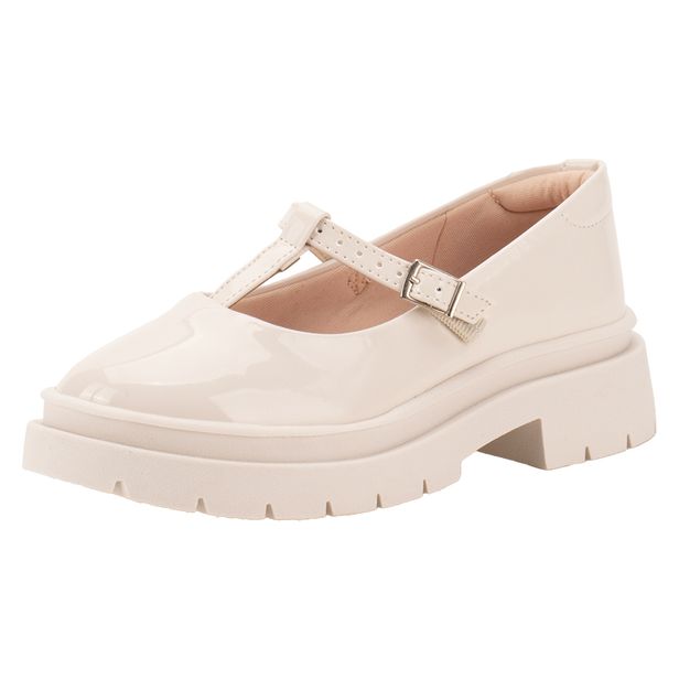 Sapato Infantil Feminino Molekinha 2576100 MARFIM 26
