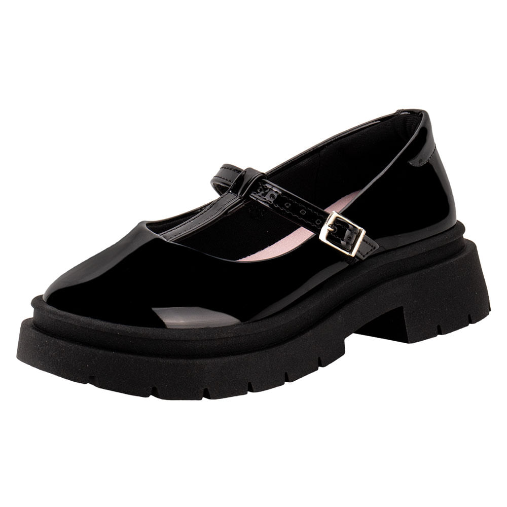 Sapato Infantil Feminino Molekinha 2576100 VERNIZ/PRETO