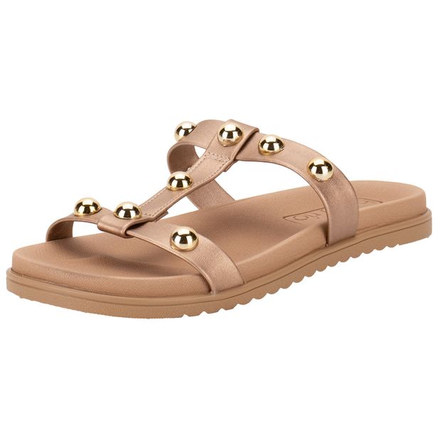 Tamanco Feminino Flat Beira Rio 8529107 BRONZE 34