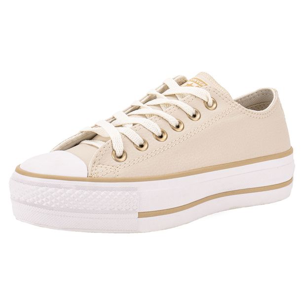 Tênis Chuck Taylor Lift Converse All Star CT0983 BEGE 34