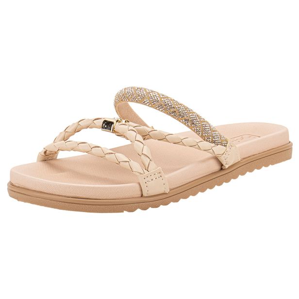 Tamanco Feminino Flat Beira Rio 8529102 NATURAL 34