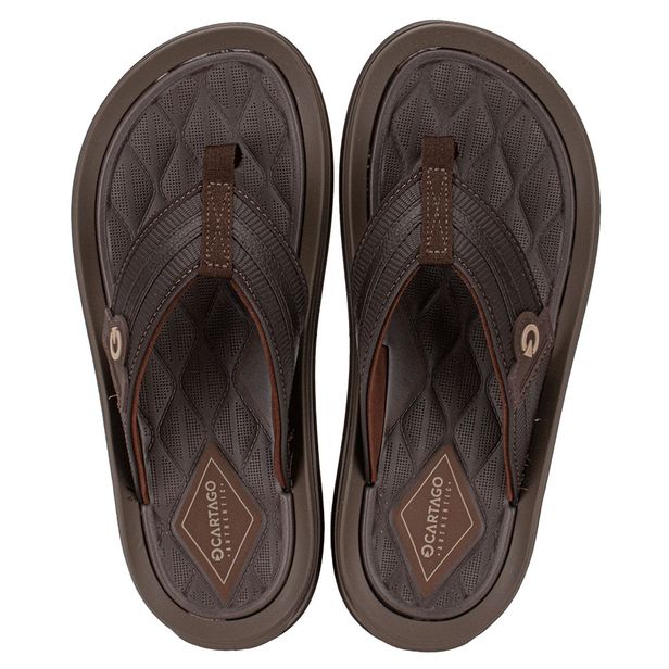 Chinelo Masculino Santorini VII Cartago 12403 CHOCOLATE 40