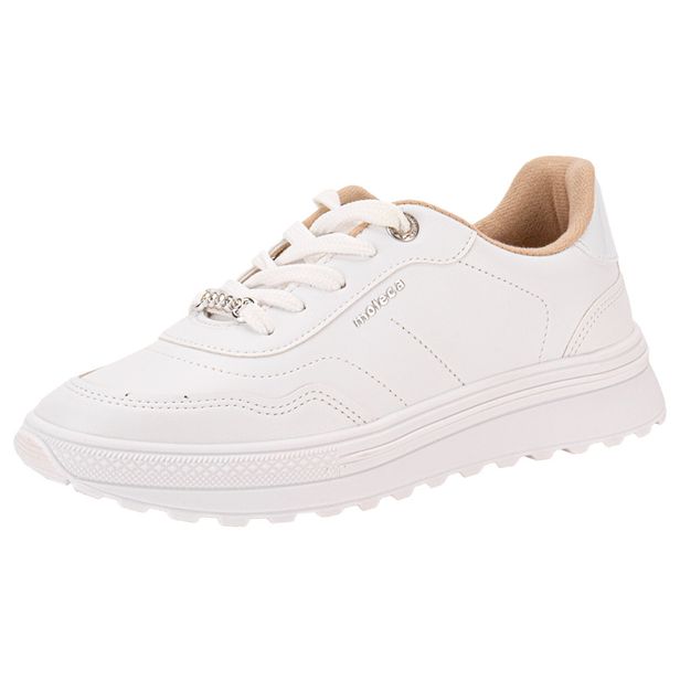 Tênis Feminino Casual Moleca 5809105 BRANCO 34