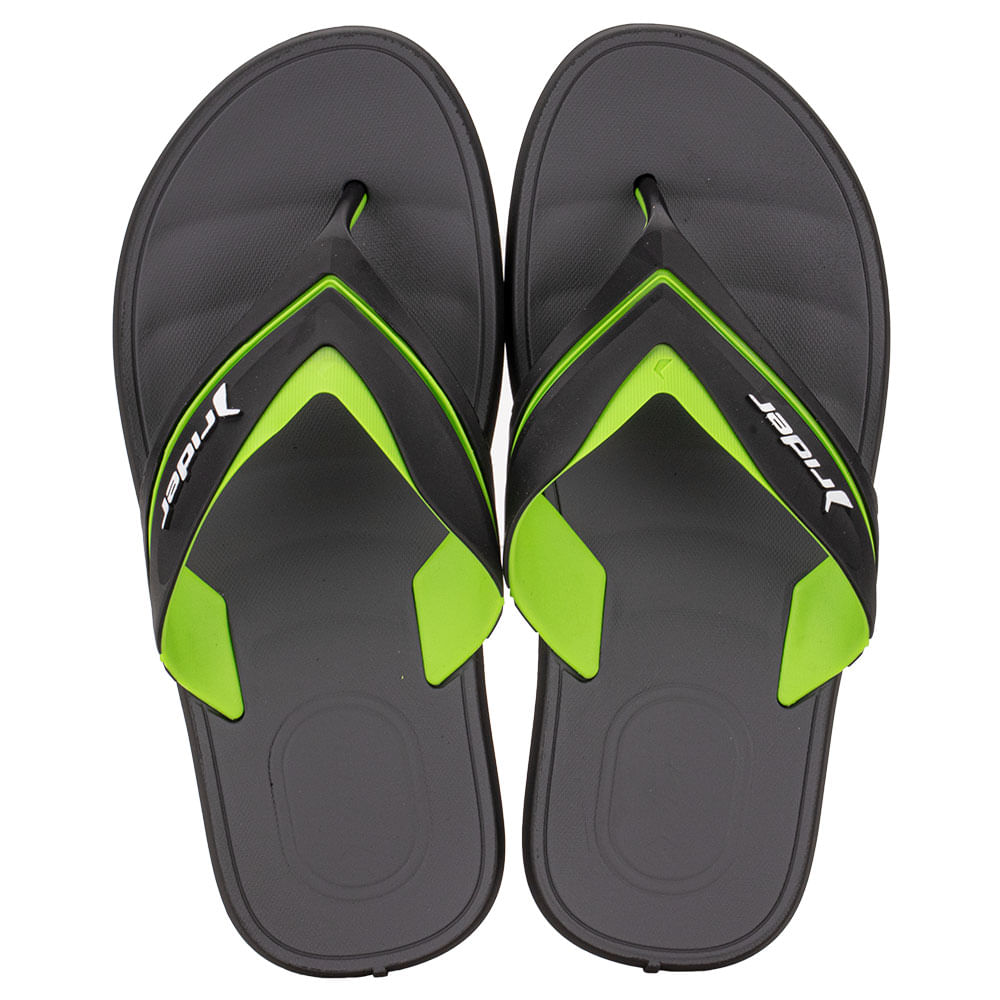 Chinelo Masculino Free III Rider 12455 PRETO/VERDE 37/38
