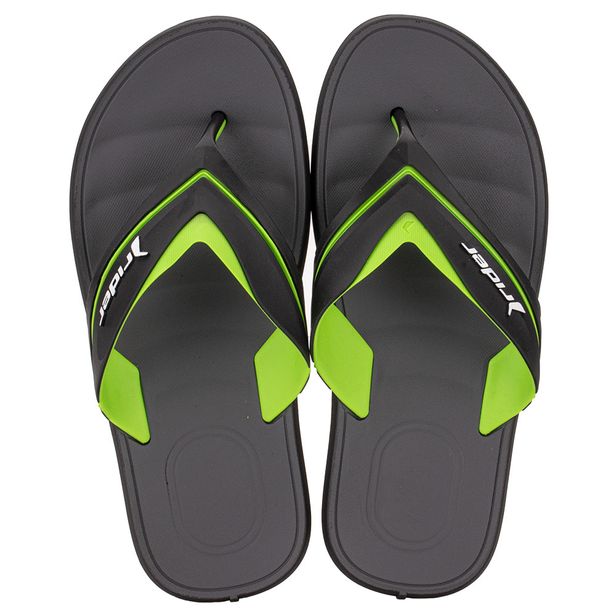 Chinelo Masculino Free III Rider 12455 PRETO/VERDE 37/38
