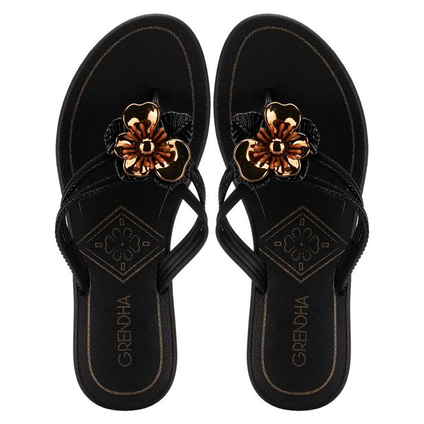 Chinelo Feminino Celebrar Momentos Grendha 19136 PRETO 33/34