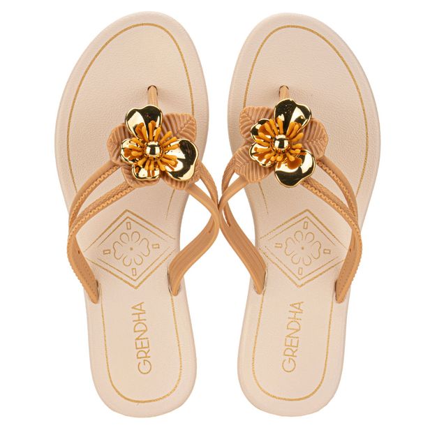 Chinelo Feminino Celebrar Momentos Grendha 19136 BEGE 33/34