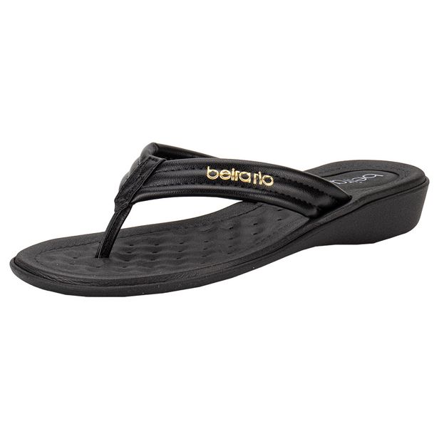 Tamanco Feminino Flat Beira Rio 8224826 PRETO 35