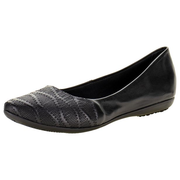 Sapatilha Feminina Flat Bottero 353308 PRETO 35