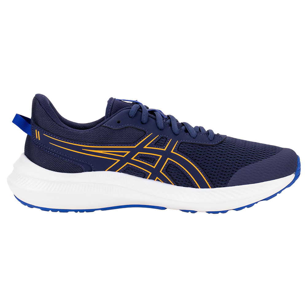Tênis Masculino Jolt 5 Asics 1011B963 AZUL/LARANJA | Clovis Calçados