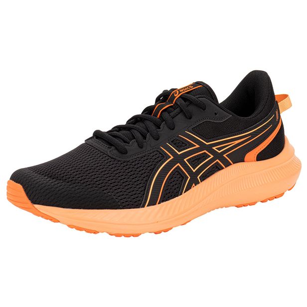 Tênis Masculino Jolt 5 Asics 1011B963 PRETO/LARANJA 39