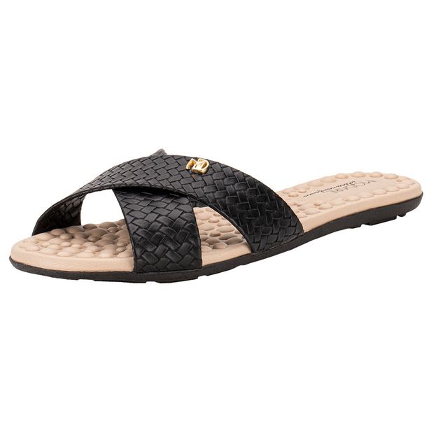Sandália Feminina Rasteira Modare - 7163105 PRETO 05 35