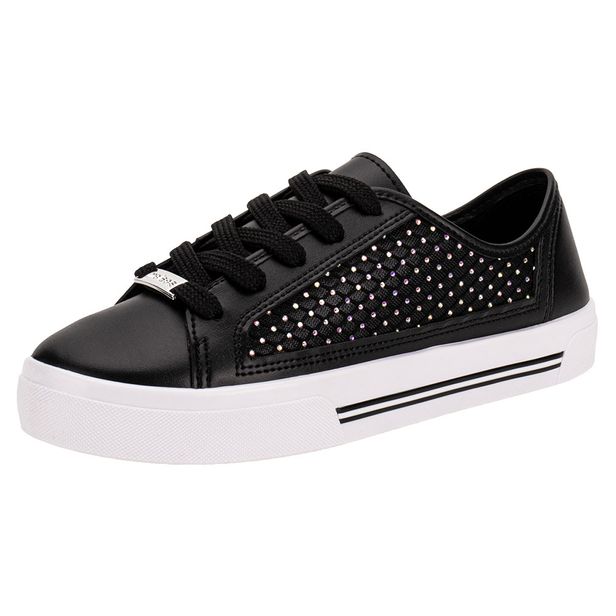 Tênis Feminino Casual Moleca 5667343 PRETO 34