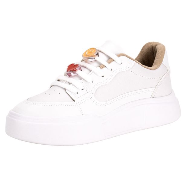 Tênis Feminino Casual Moleca 5808103 BRANCO 34