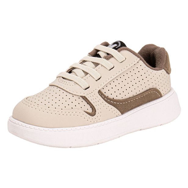 Tênis Infantil Masculino Baby Molekinho 2631113 BEGE 19