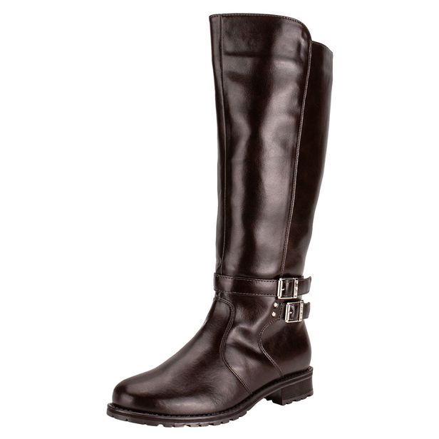 Bota Feminina Cano Alto Mooncity 72128 CAFÉ 34