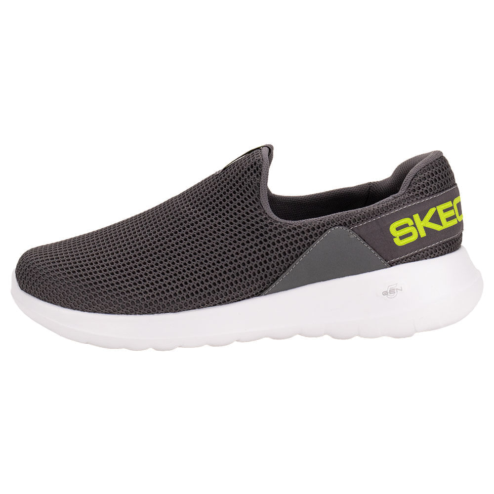 Tênis Masculino Slip Go Walk Max Skechers 894389BR CINZA/VERDE 41