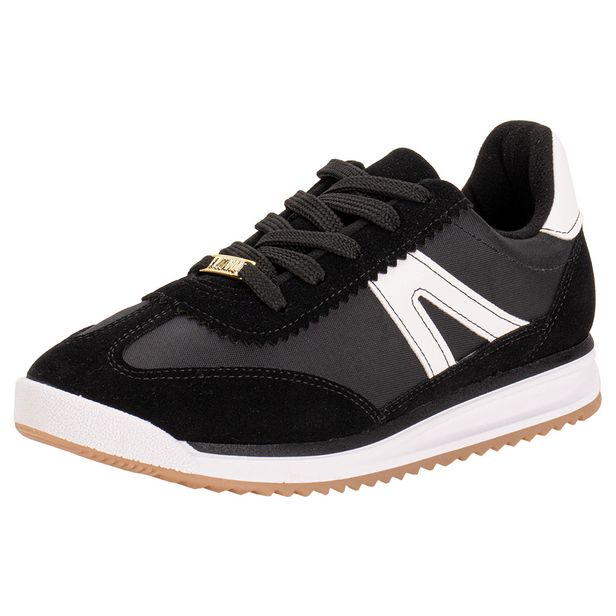 Tênis Feminino Casual Vizzano 1450102 PRETO/BRANCO 34