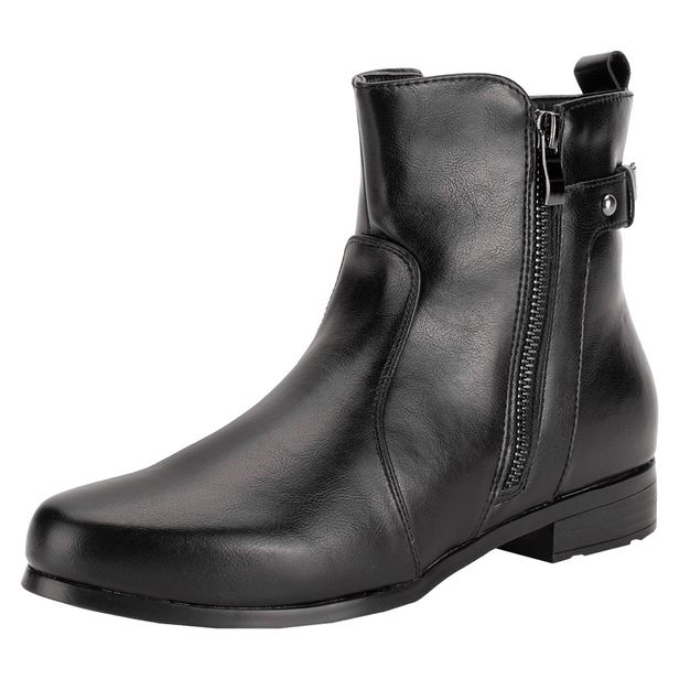 Bota Feminina Cano Baixo Mooncity 72325 PRETO 34