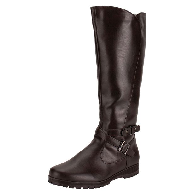 Bota Feminina Cano Alto Mooncity - 71121 CAFÉ 34