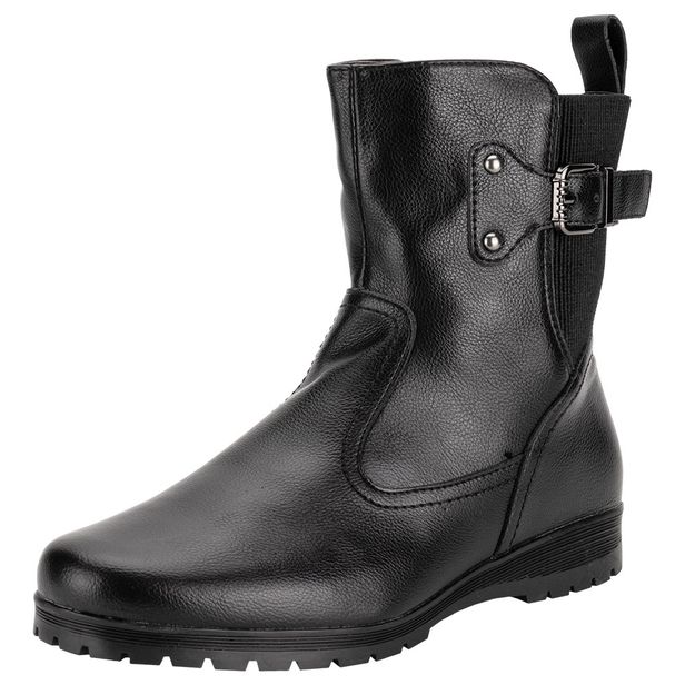 Bota Feminina Cano Baixo Mooncity 71128 PRETO 34