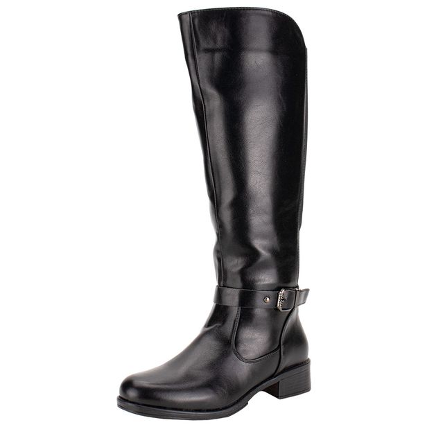 Bota Feminina Cano Alto Mooncity 72372 PRETO 34