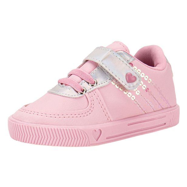 Tênis Infantil Feminino Linda Jú - 15551 ROSA 06 23