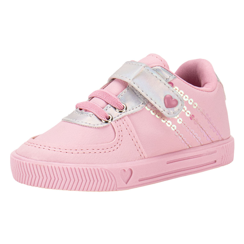 Tênis Infantil Feminino Linda Jú - 15551 ROSA 06 27