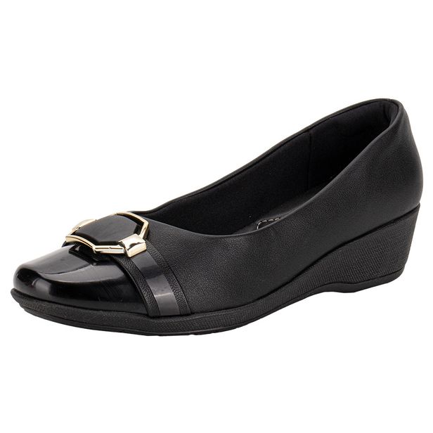 Sapato Feminino Anabela Piccadilly 143227 PRETO 34