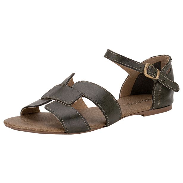 Sandália Feminina Flat Miss Western 128T VERDE 34