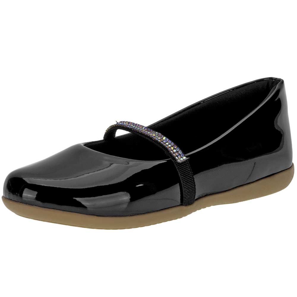 Sapatilha Infantil Feminina Nayarinha 1003 VERNIZ/PRETO