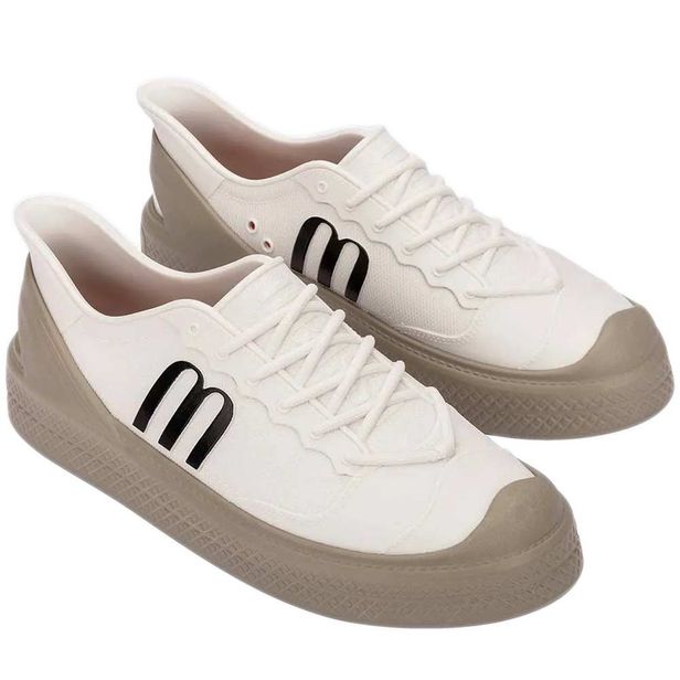 Melissa Combat Sneaker 35837 BRANCO/BEGE 33/34