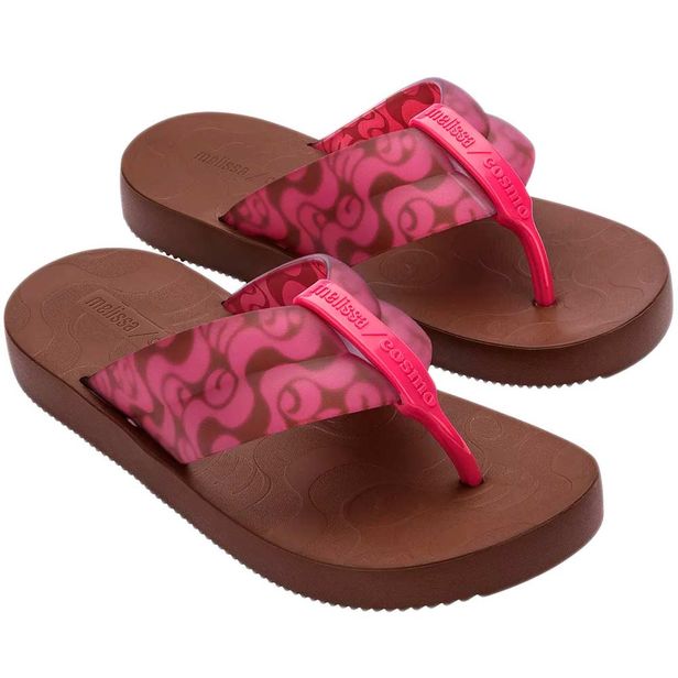 Melissa Flip Flop Orla + Cosmo 35713 CHOCOLATE 33/34