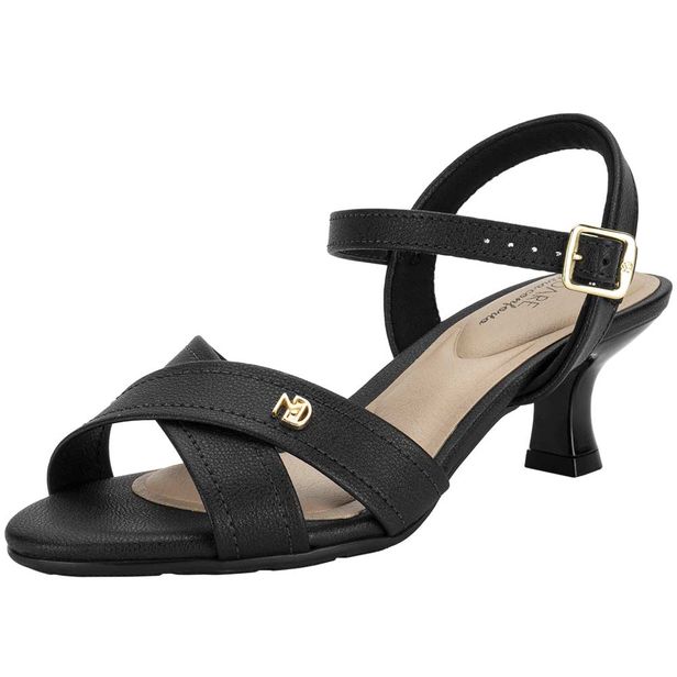 Sandália Feminina Salto Taça Modare 7202101 PRETO 34