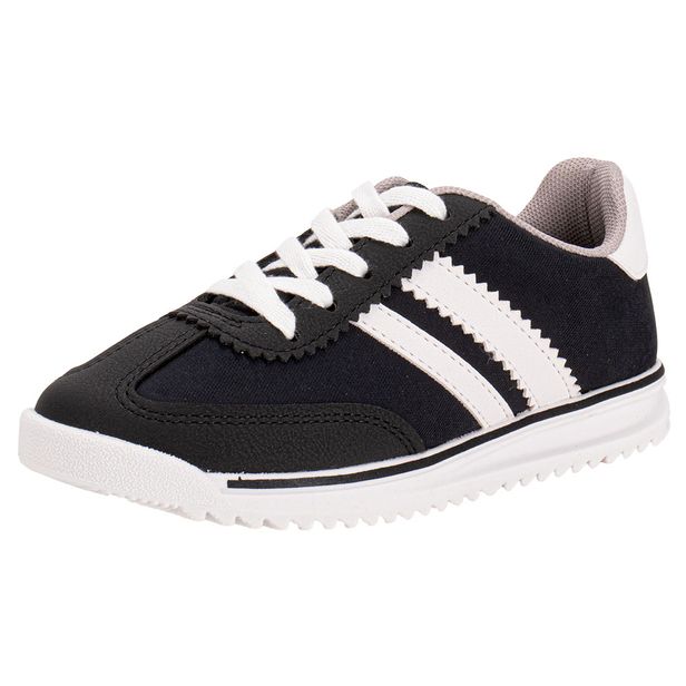 Tênis Infantil Masculino Molekinho 2868201 PRETO/BRANCO 27