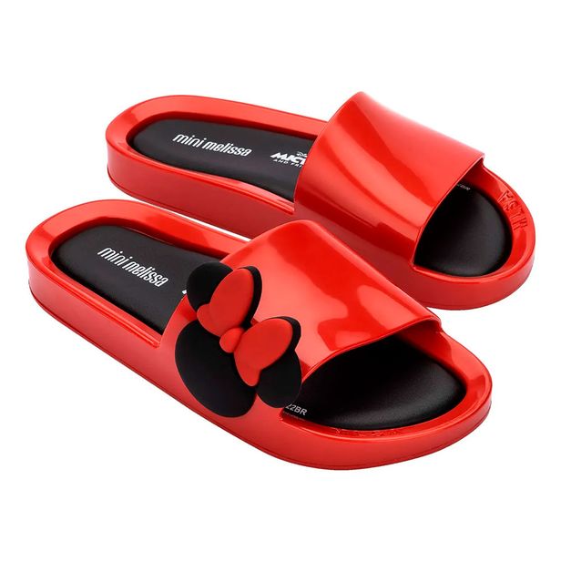 Mini Melissa Beach Slide + Mickey And Friends IV Infantil 33760 VERMELHO/PRETO 30