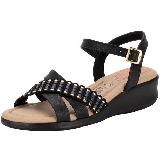 Sandália Feminina Anabela Modare 7190102 PRETO 34