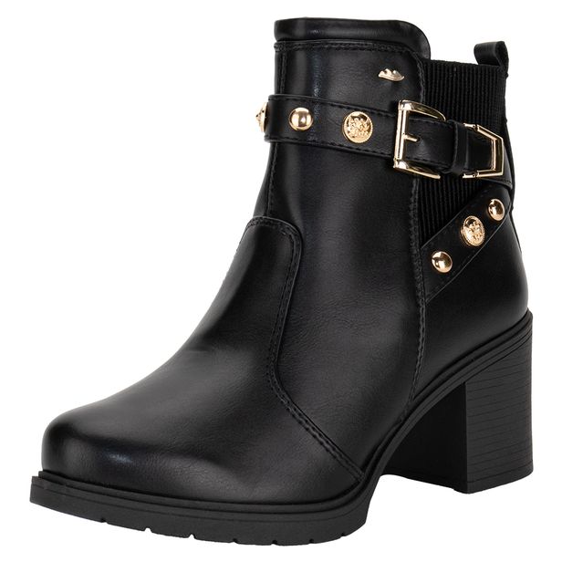 Bota Feminina Cano Baixo Dakota DA871 PRETO 34