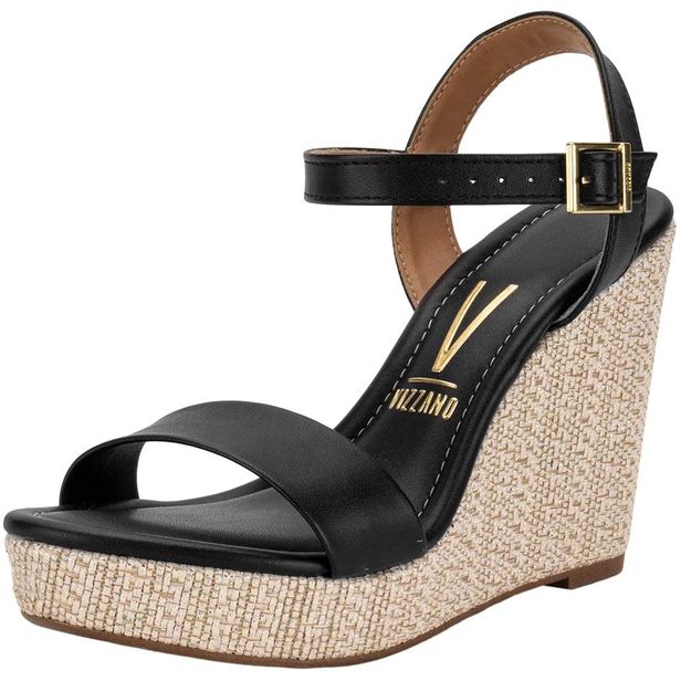 Sandália Feminina Anabela Vizzano 62832000 PRETO 35