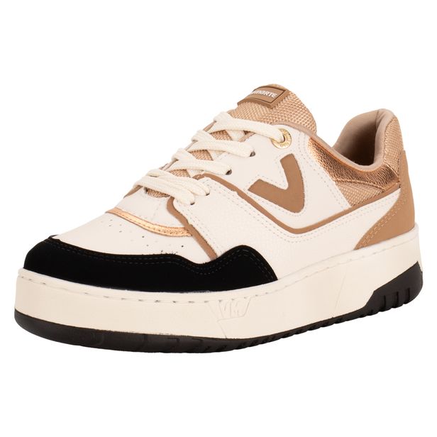 Tênis Feminino Casual Via Marte 042004 BEGE/PRETO 34