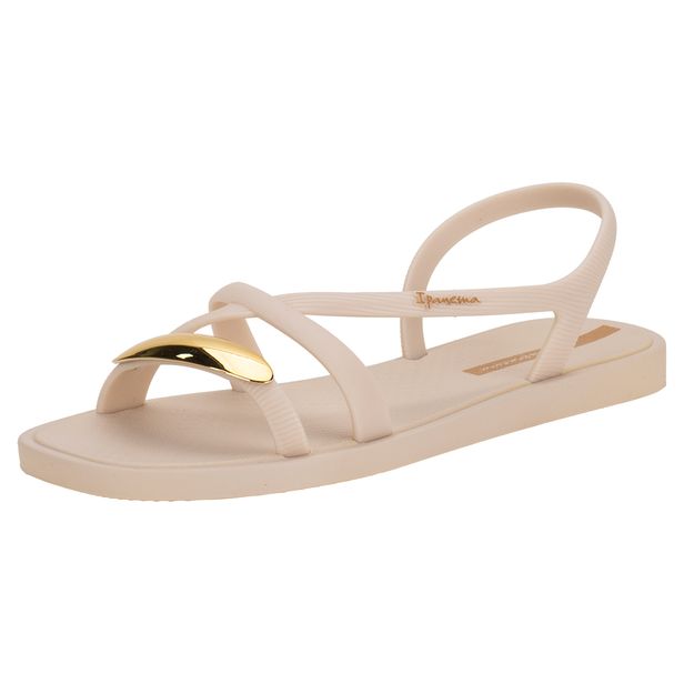 Sandália Feminina Flat Go Chic Ipanema 27350 MARFIM 34