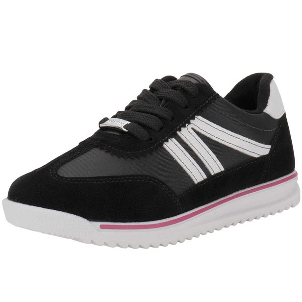 Tênis Infantil Feminino Molekinha 2583203 PRETO/BRANCO 28